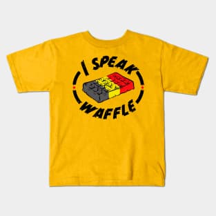 I Speak Waffle Kids T-Shirt